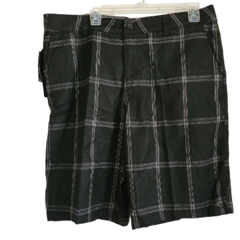 MEN'S O'NEILL CORONADO BLACK PLAID SHORTS SZ 36 NWT